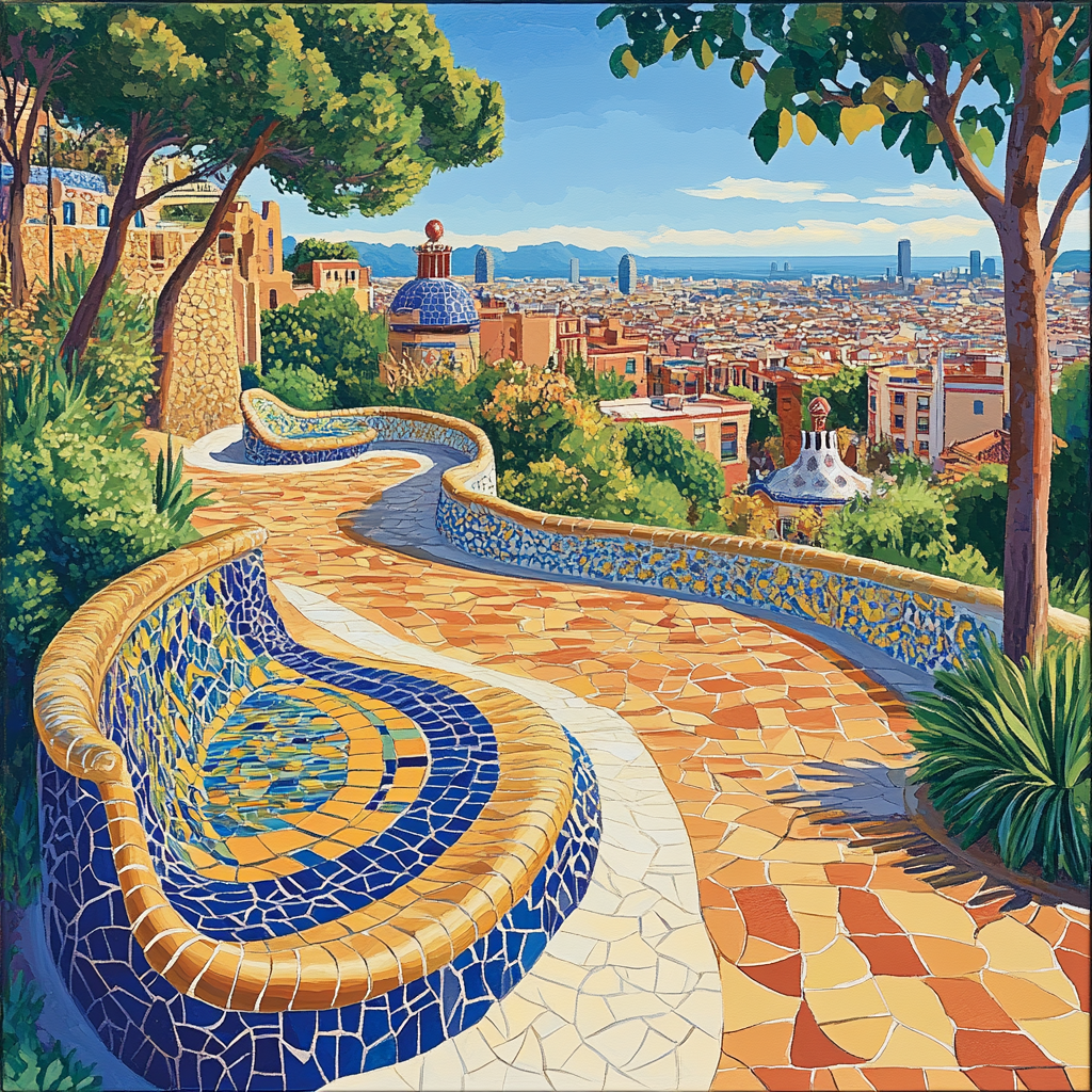 Park Guell Barcelona Spain diamonded painting kits