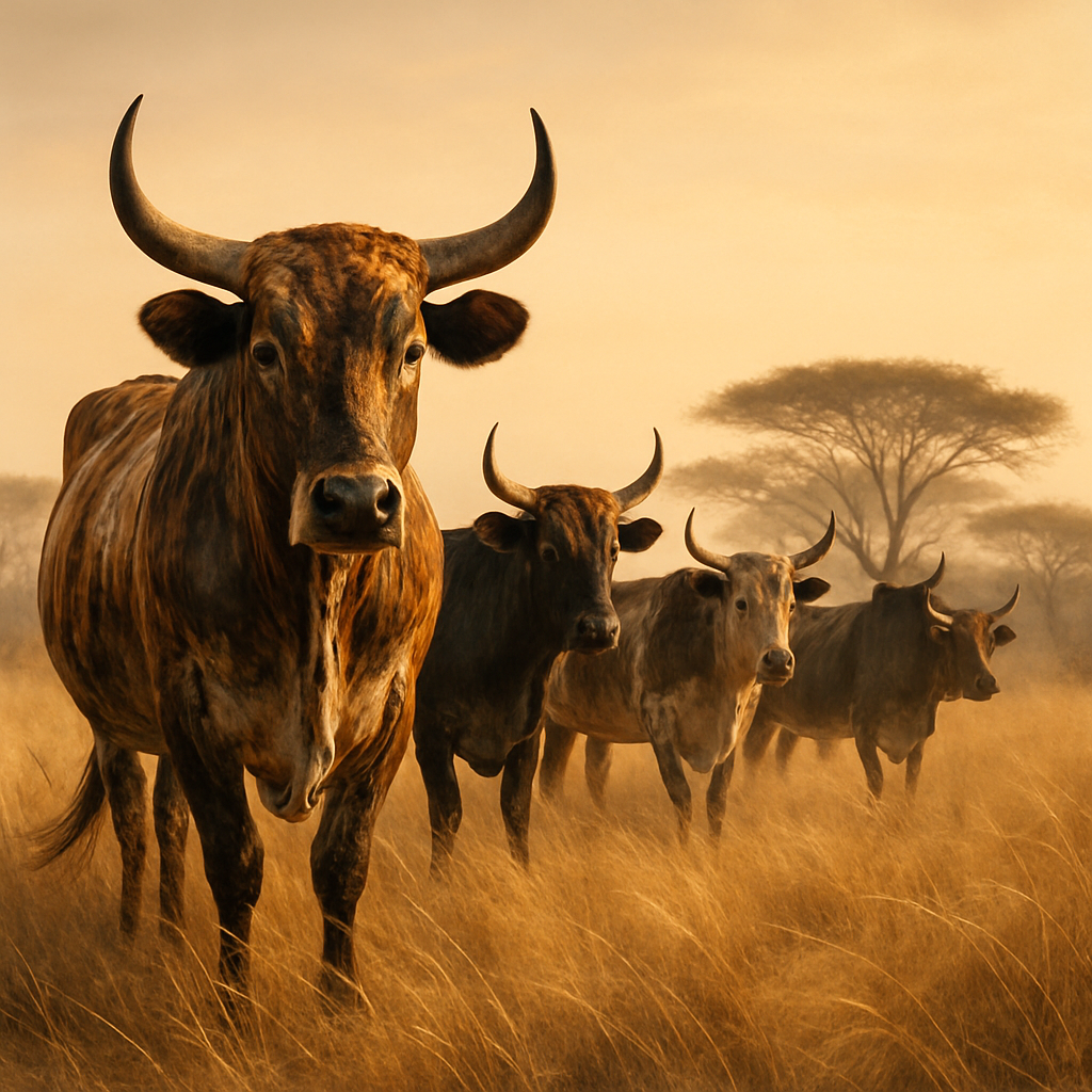 Nguni Cattle South Africa Paint by diamonds art