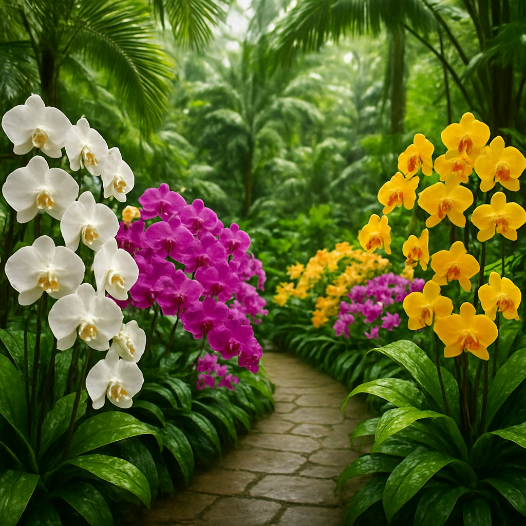 Singapore Botanic Gardens National Orchid Garden Singapore diamonded painting kits