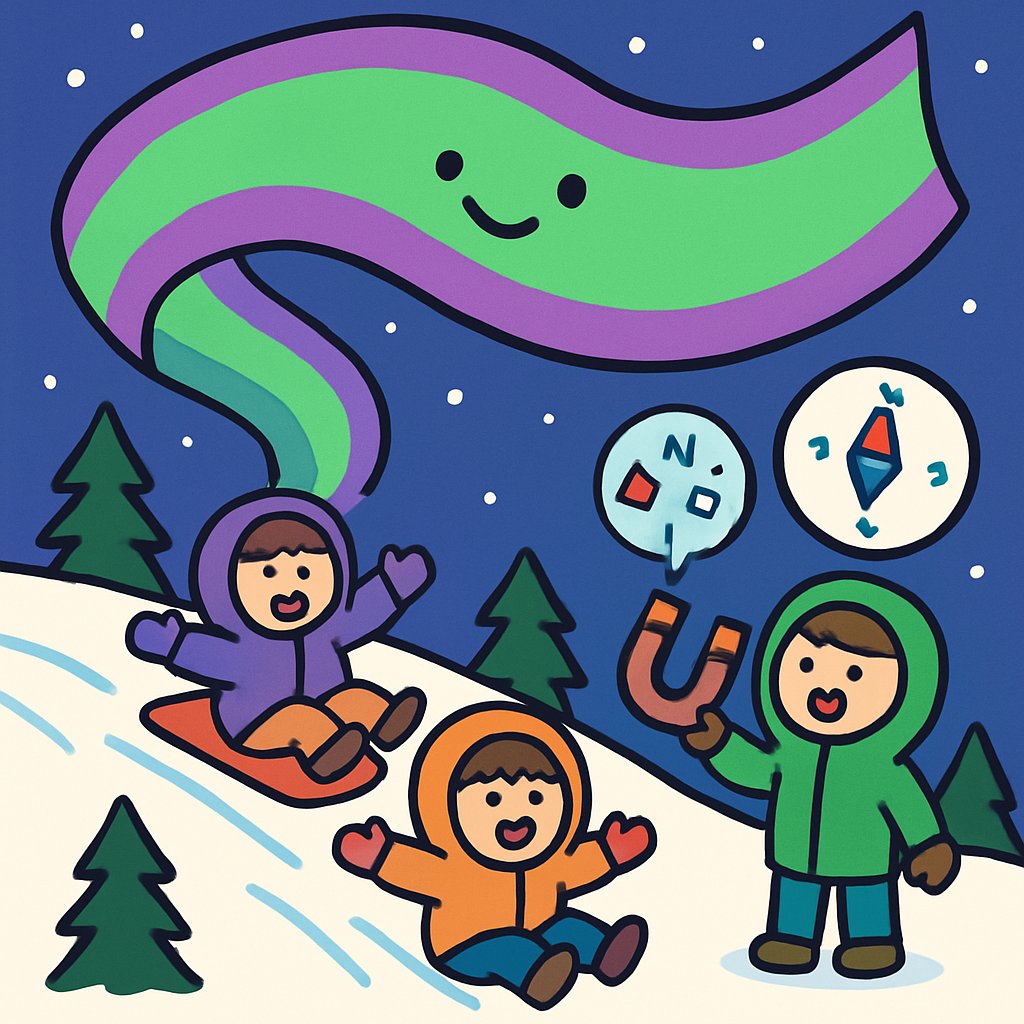 Aurora Playground In The Arctic Sky diamond painting