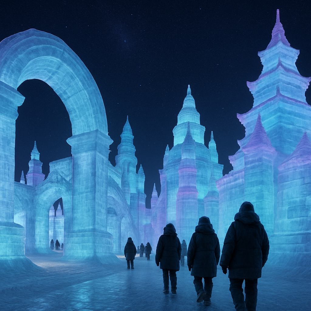 Harbin International Ice And Snow Sculpture Festival Harbin diamonded painting kits