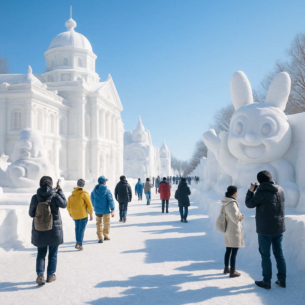 Sapporo Snow Festival Sapporo Paint by diamonds art