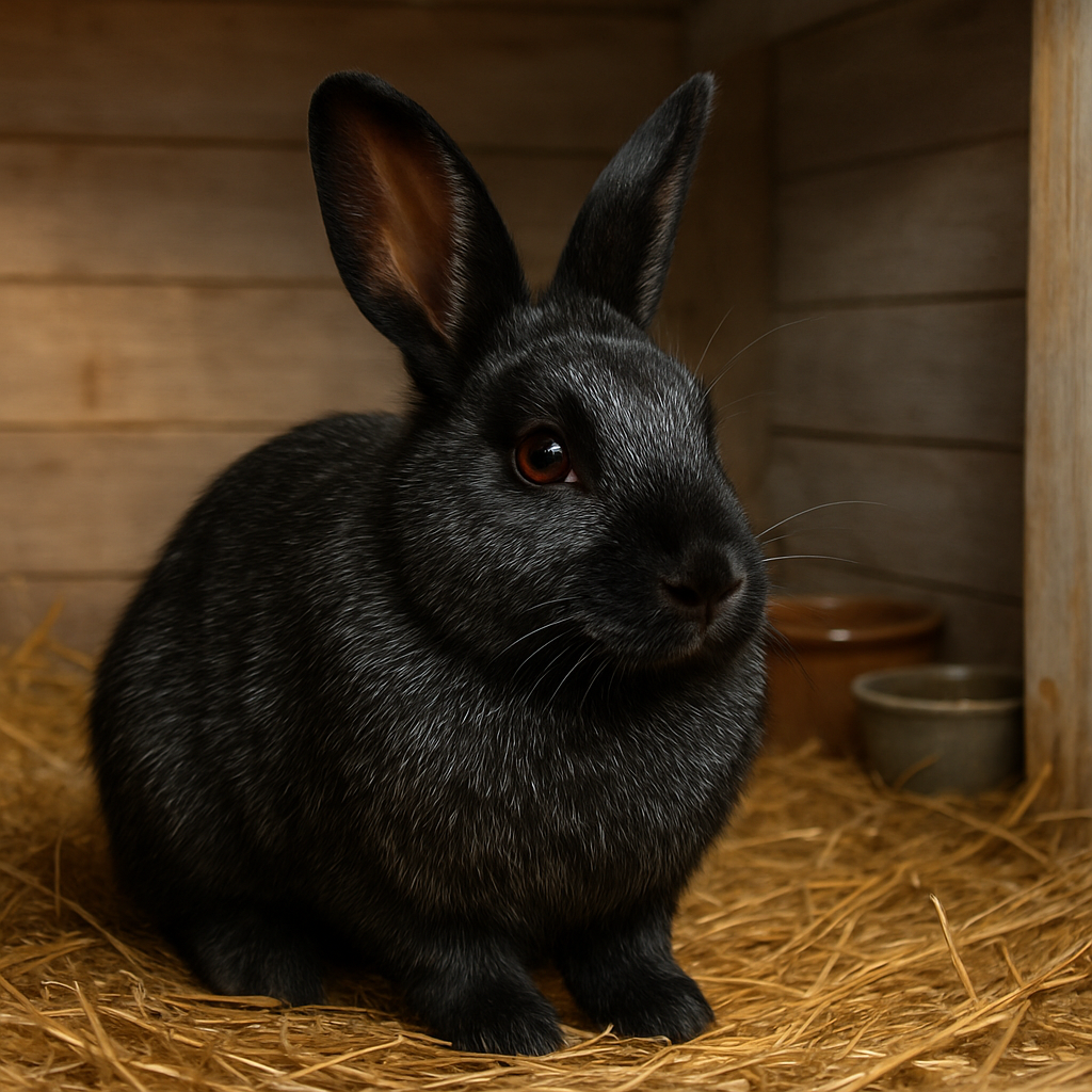 Silver Fox Rabbit United States DIY paint by diamonds