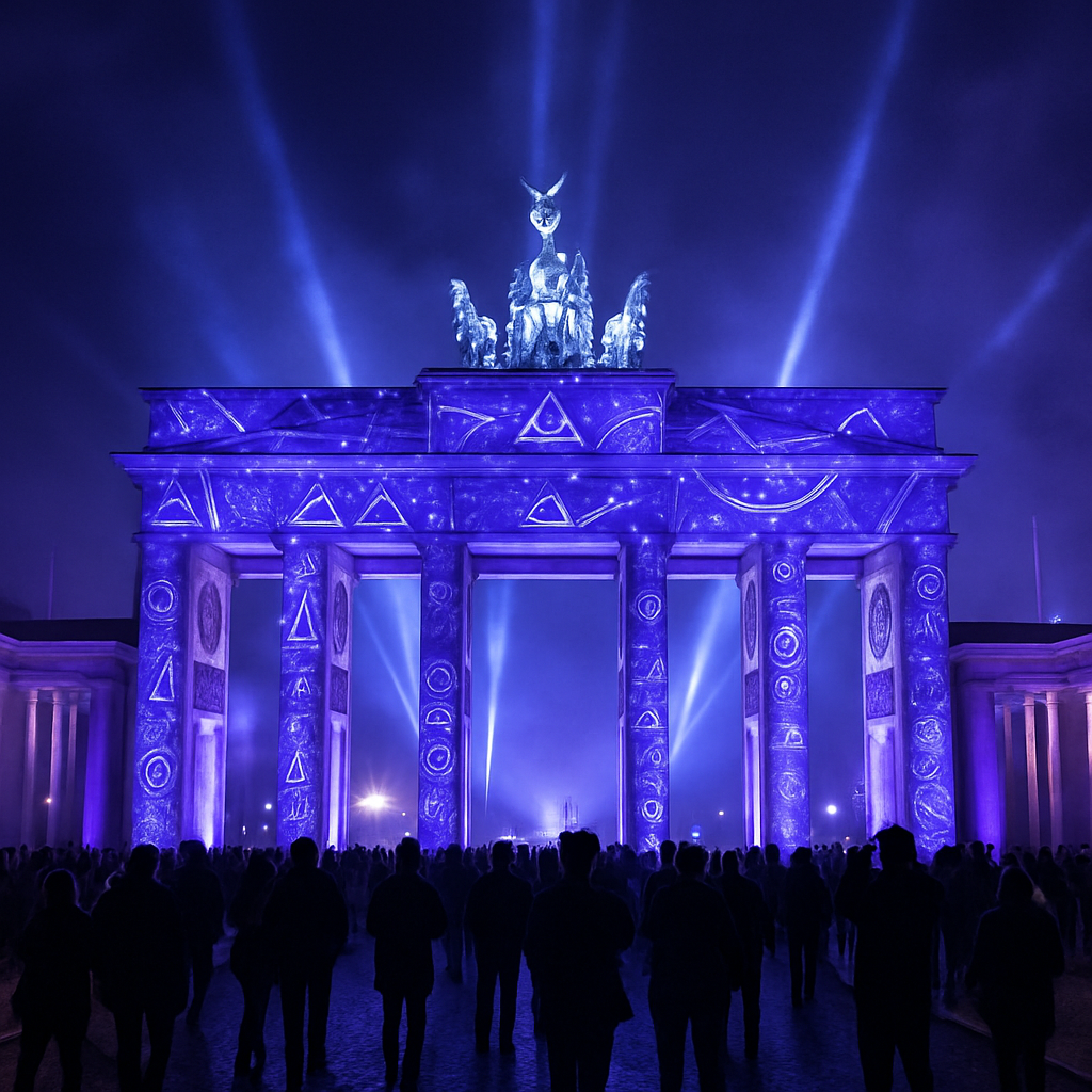Berlin Festival Of Lights Berlin painting diamond kit