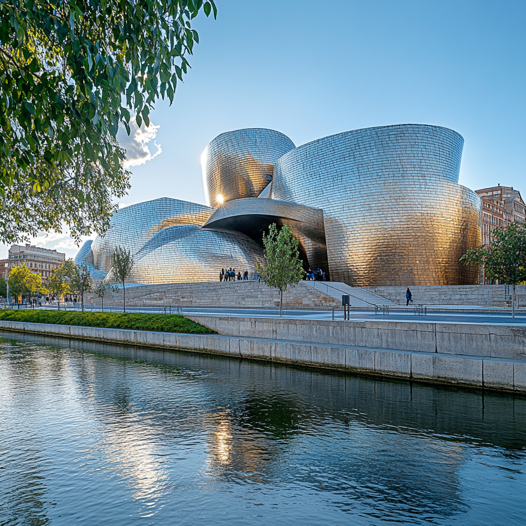 Guggenheim Museum Bilbao DIY paint by diamonds