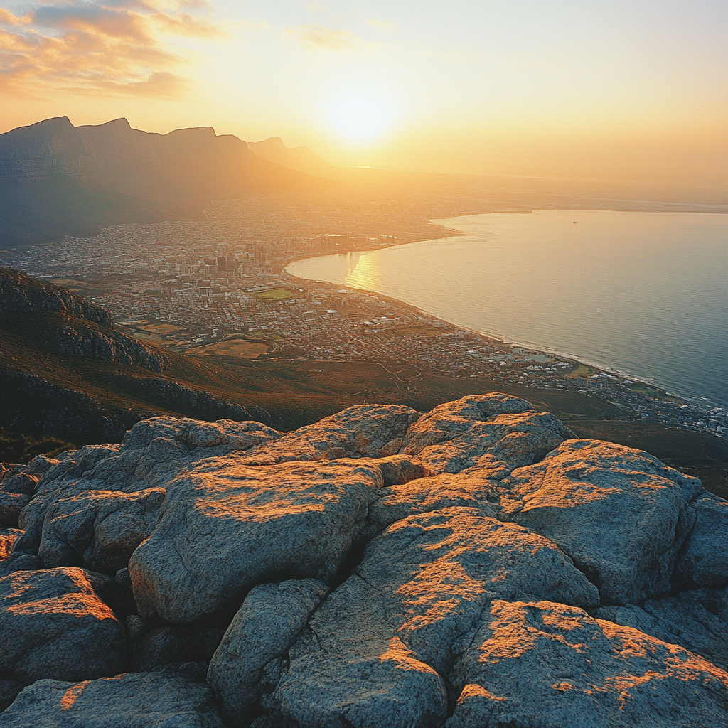 Table Mountain Cableway Viewpoint paint by diamonds