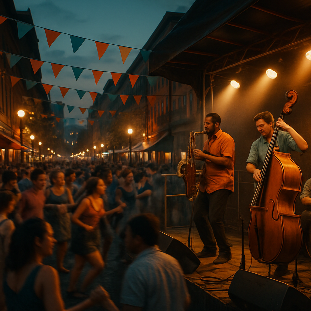 Montreal International Jazz Festival Montreal paint by color