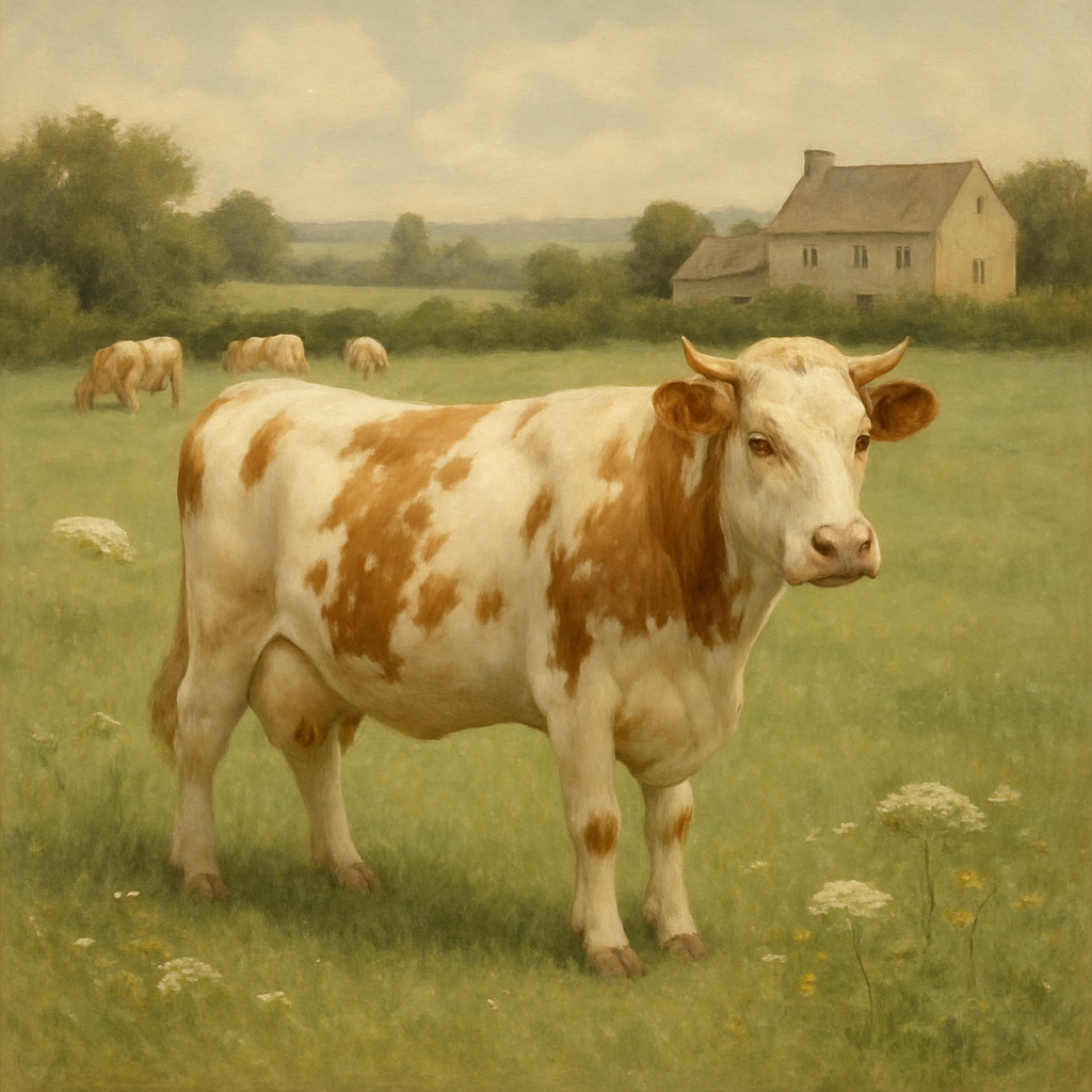Normande Cattle France diamond painting