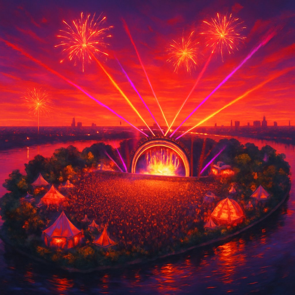 Sziget Festival Budapest Paint by diamonds art