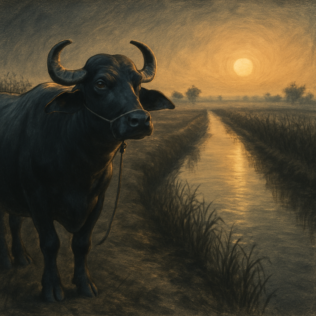 Nili Ravi Buffalo Pakistan And India diamond painting