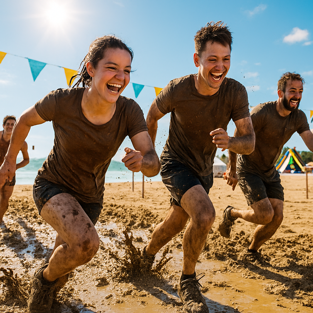 Boryeong Mud Festival Boryeong paint by color