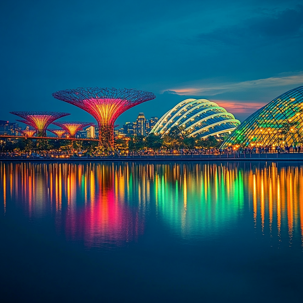 Gardens By The Bay paint by diamond