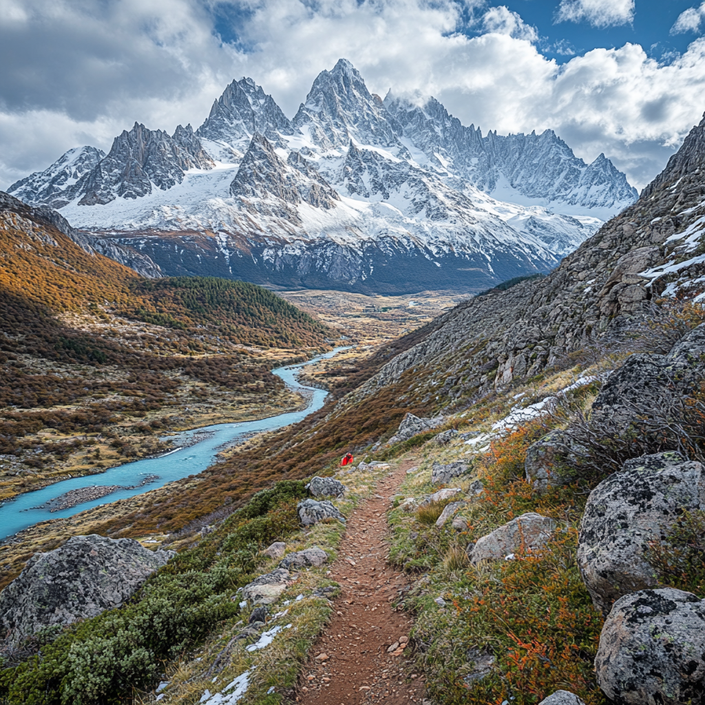 Ushuaia Martial Glacier Viewpoint diamonded painting kits