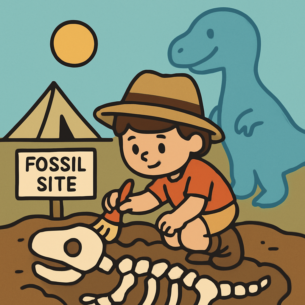 The Day The Dinosaurs Met Fossil Scientists paint by diamonds