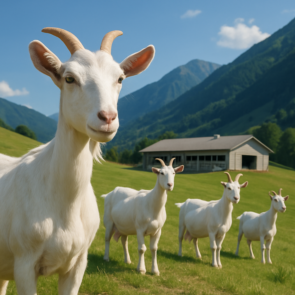Saanen Goat diamonded painting kits
