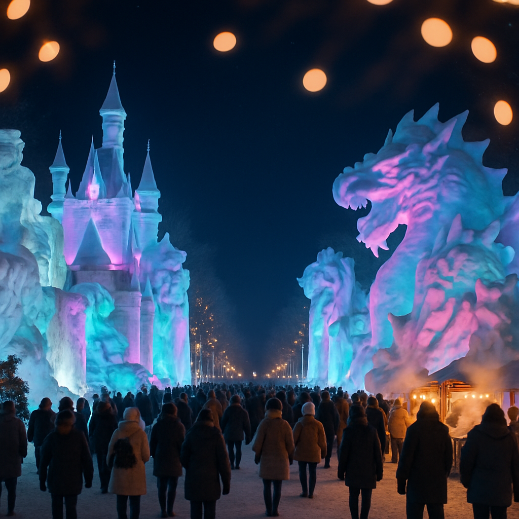 Sapporo Snow Festival In Hokkaido Japan diamond painting