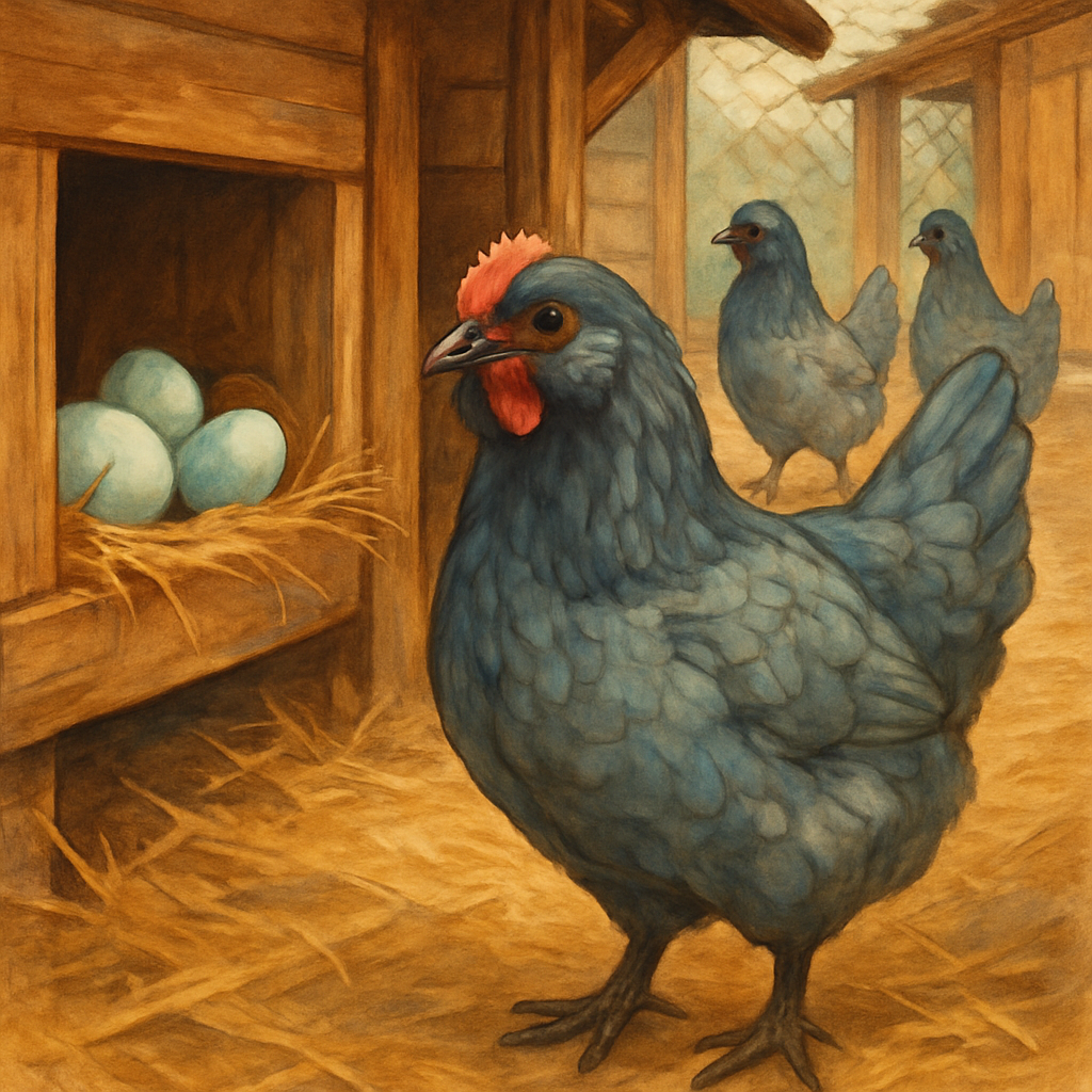 Ameraucana Chicken paint by diamonds