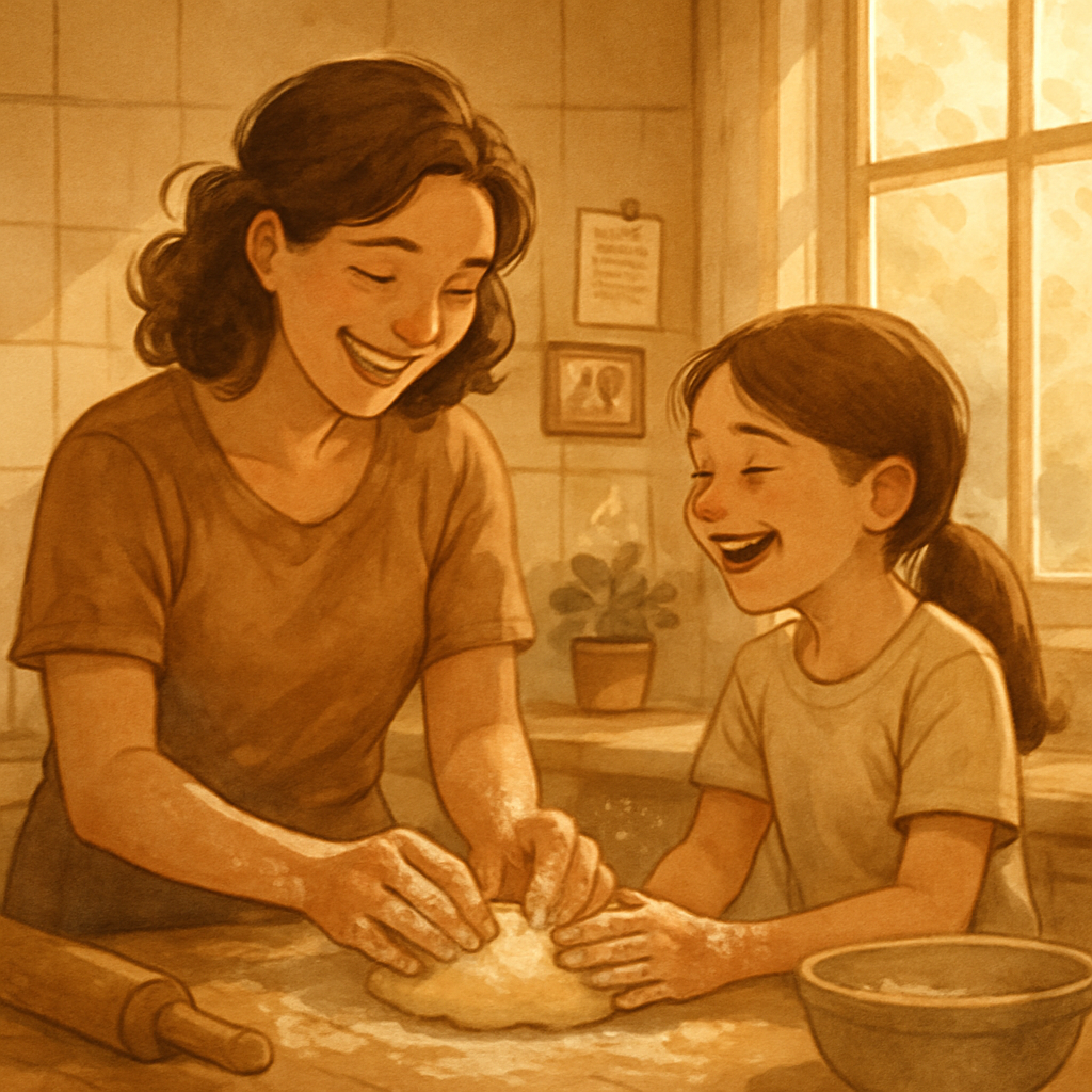 Flour On Her Cheek Recipes Of Love Passed Down DIY paint by diamonds
