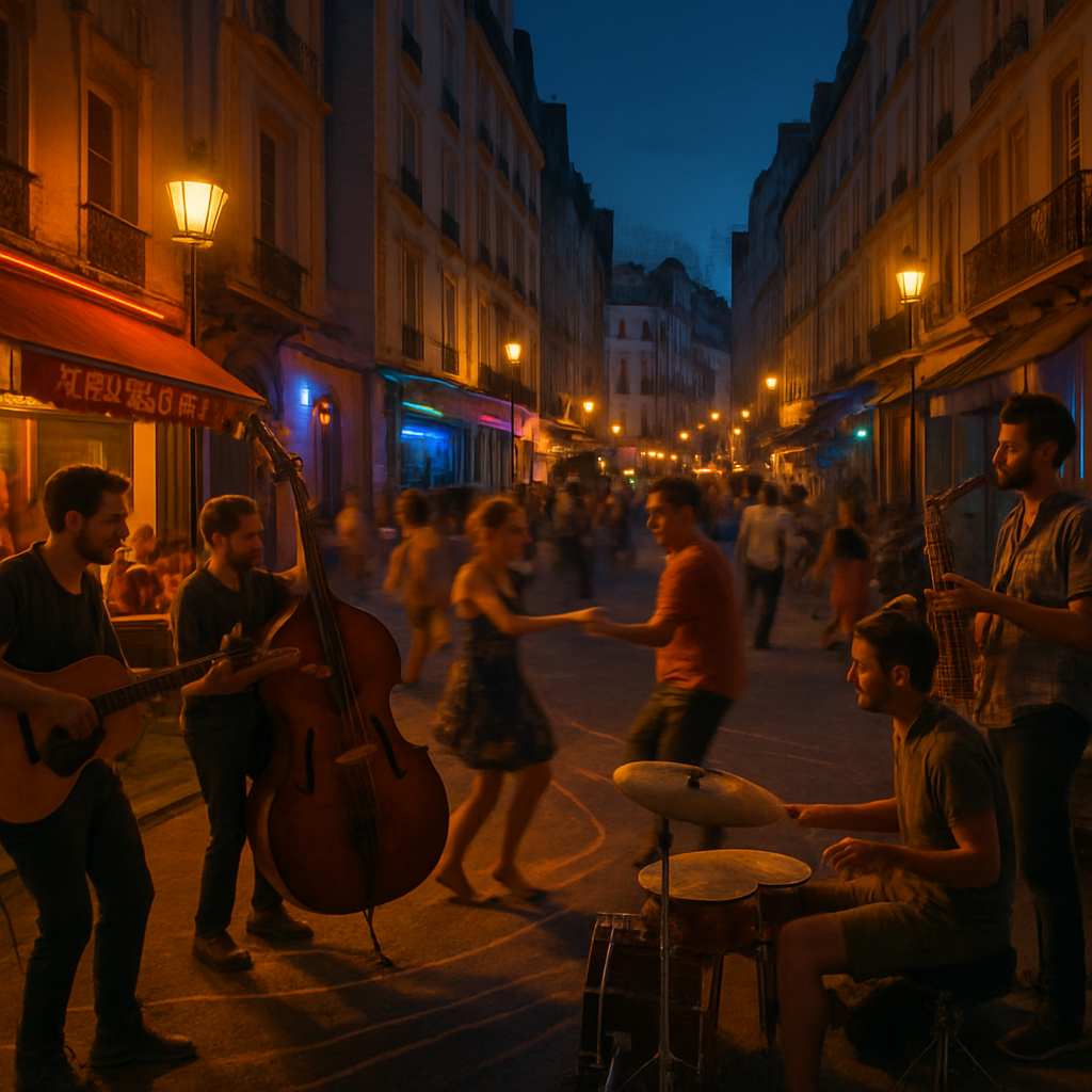 Fete De La Musique In Paris France DIY paint by diamonds