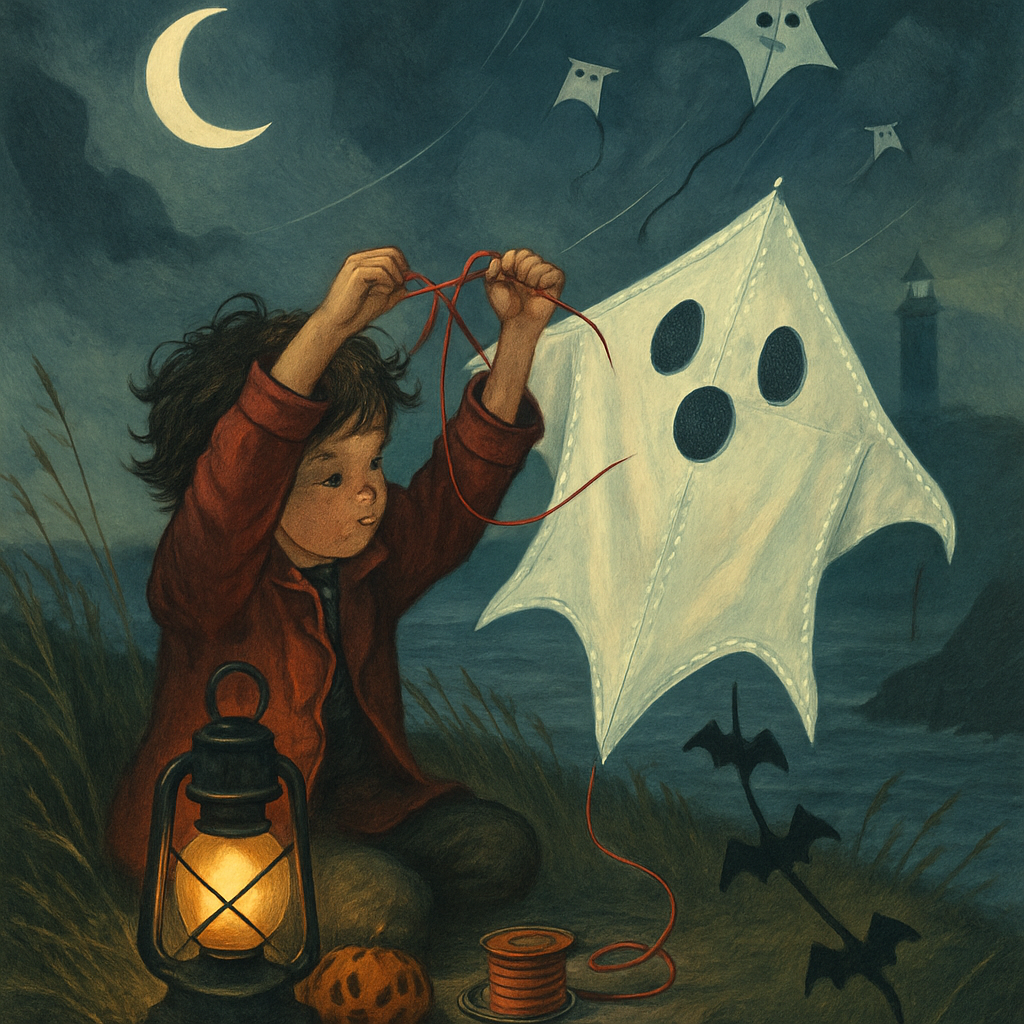 Haunted Kite Workshop On The Clifftop paint by diamonds
