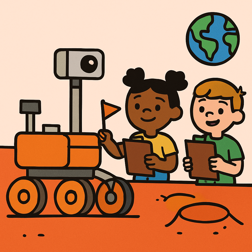 Mars Rover Science Parade Painting by diamonds kit