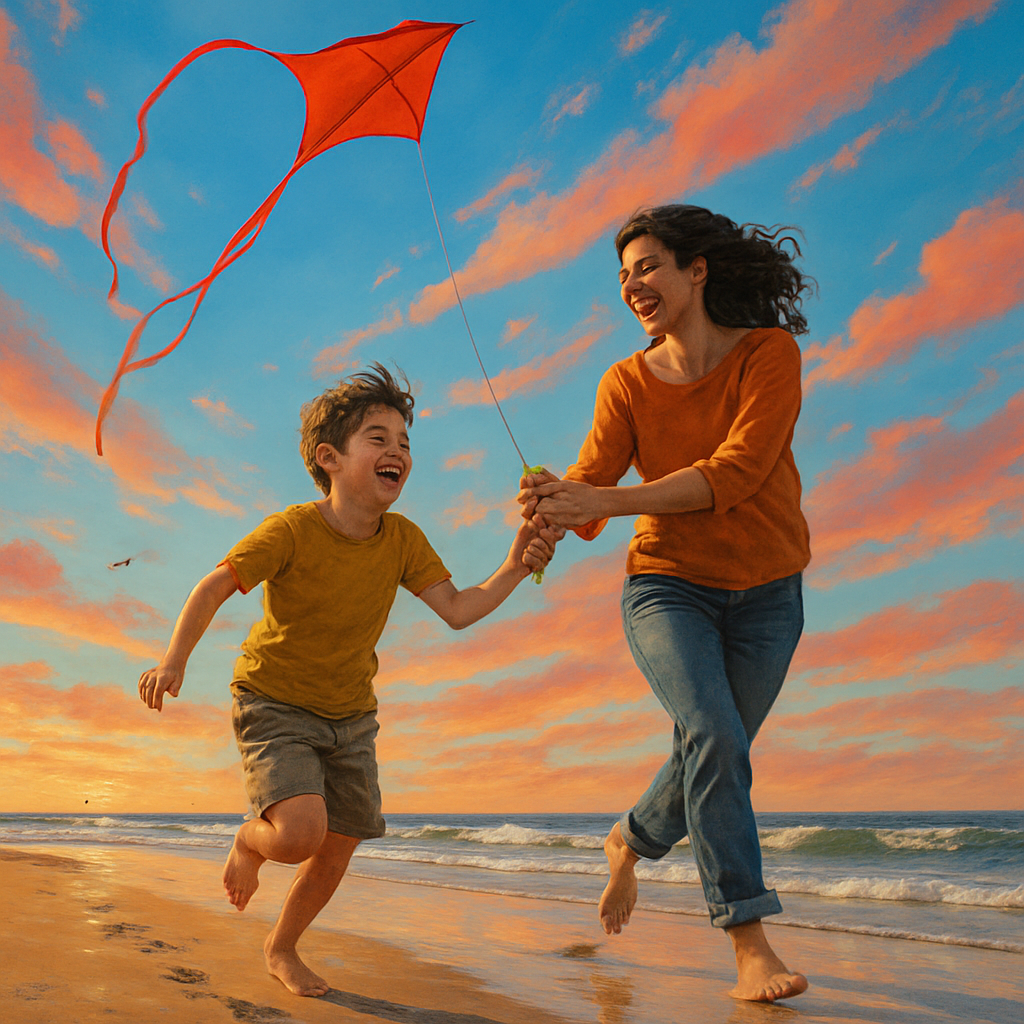 Kite Strings And Heartstrings diamonded painting kits