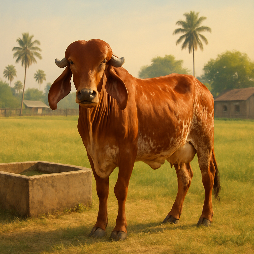 Gir Cattle - India paint by color