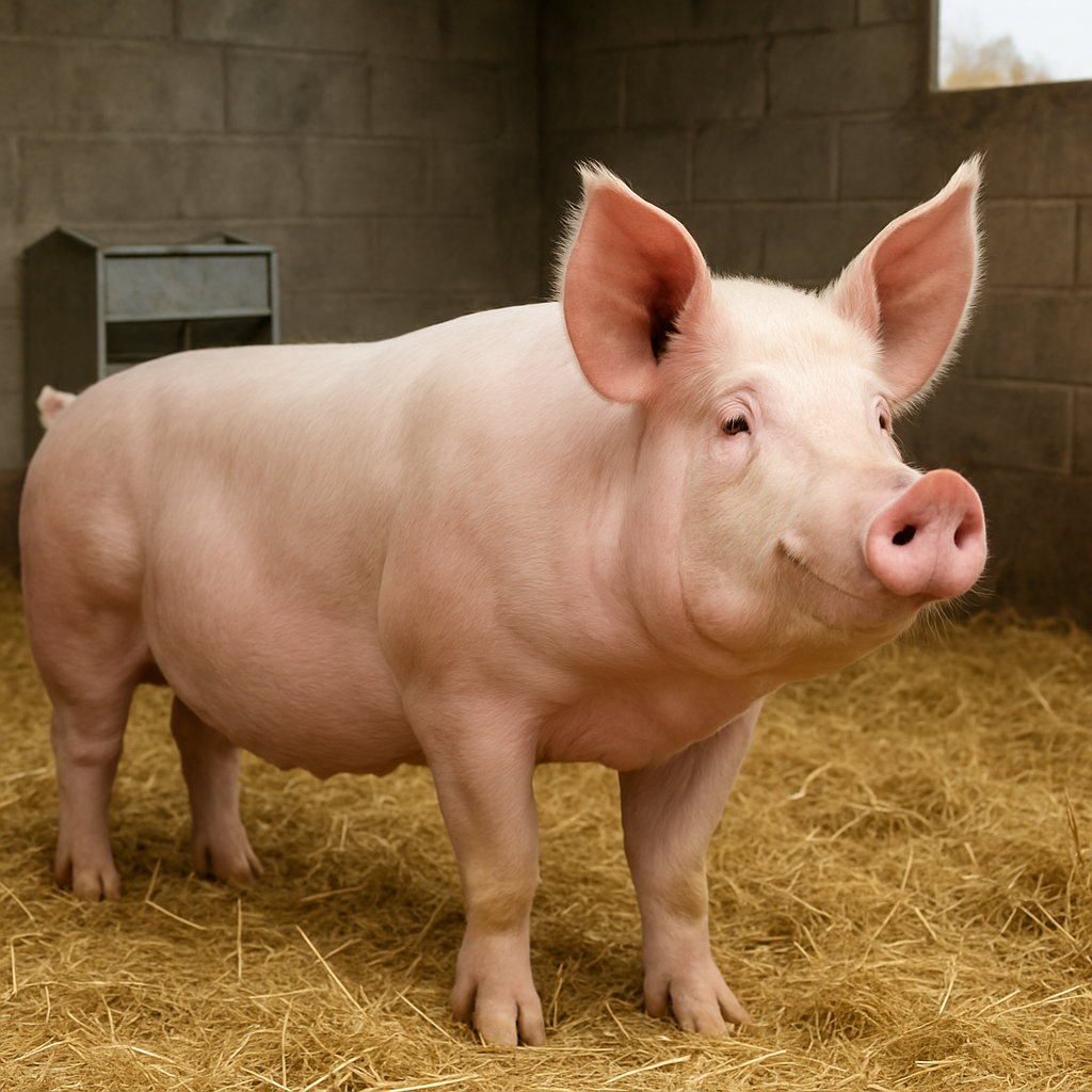 Large White Pig - United Kingdom diamonded painting kits