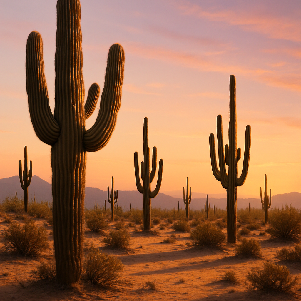 Saguaro Carnegiea Gigantea Sonoran Desert United States Paint by diamonds kits