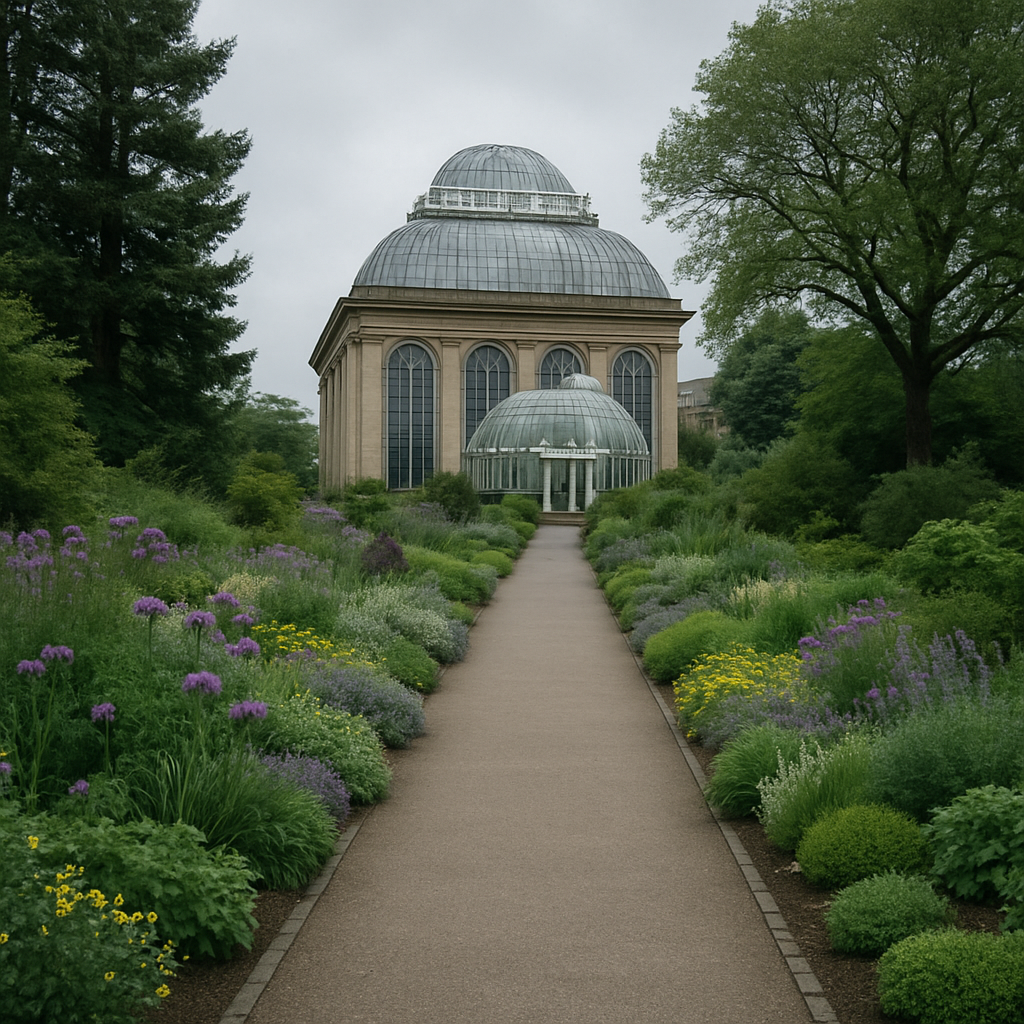 Royal Botanic Garden Edinburgh Scotland United Kingdom paint by diamonds