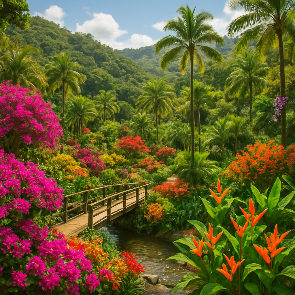 Vallarta Botanical Garden Puerto Vallarta Mexico Paint by diamonds kits