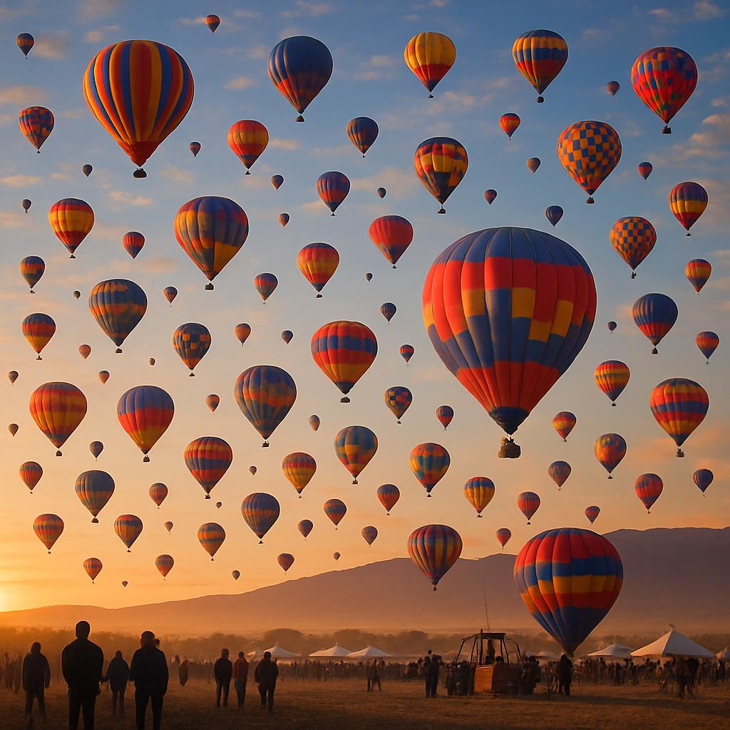 Albuquerque International Balloon Fiesta diamond painting
