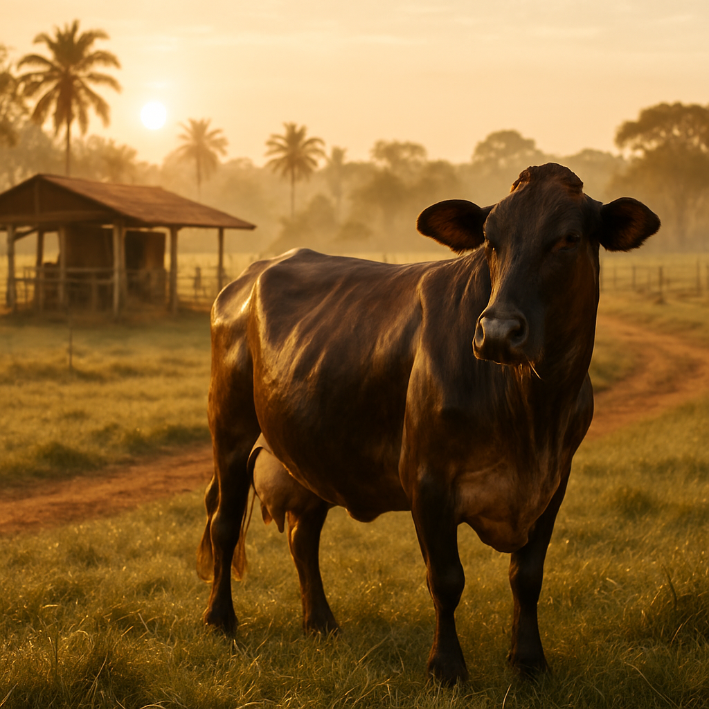Girolando Cattle Brazil Paint by diamonds kits