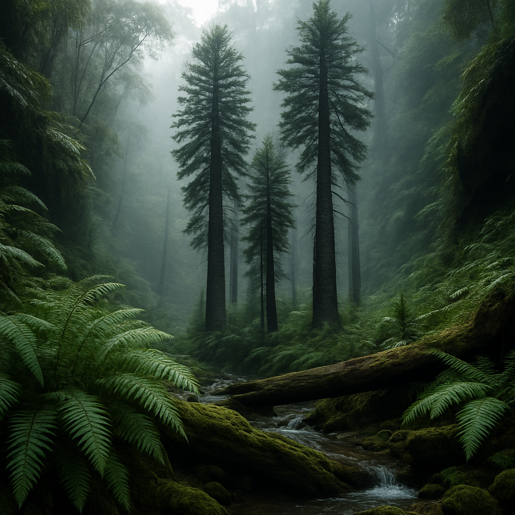 Wollemi Pine Discovery Grove paint by diamond