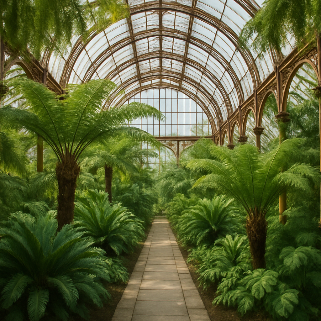 Royal Botanic Gardens Kew Temperate House Walkthrough paint by diamonds