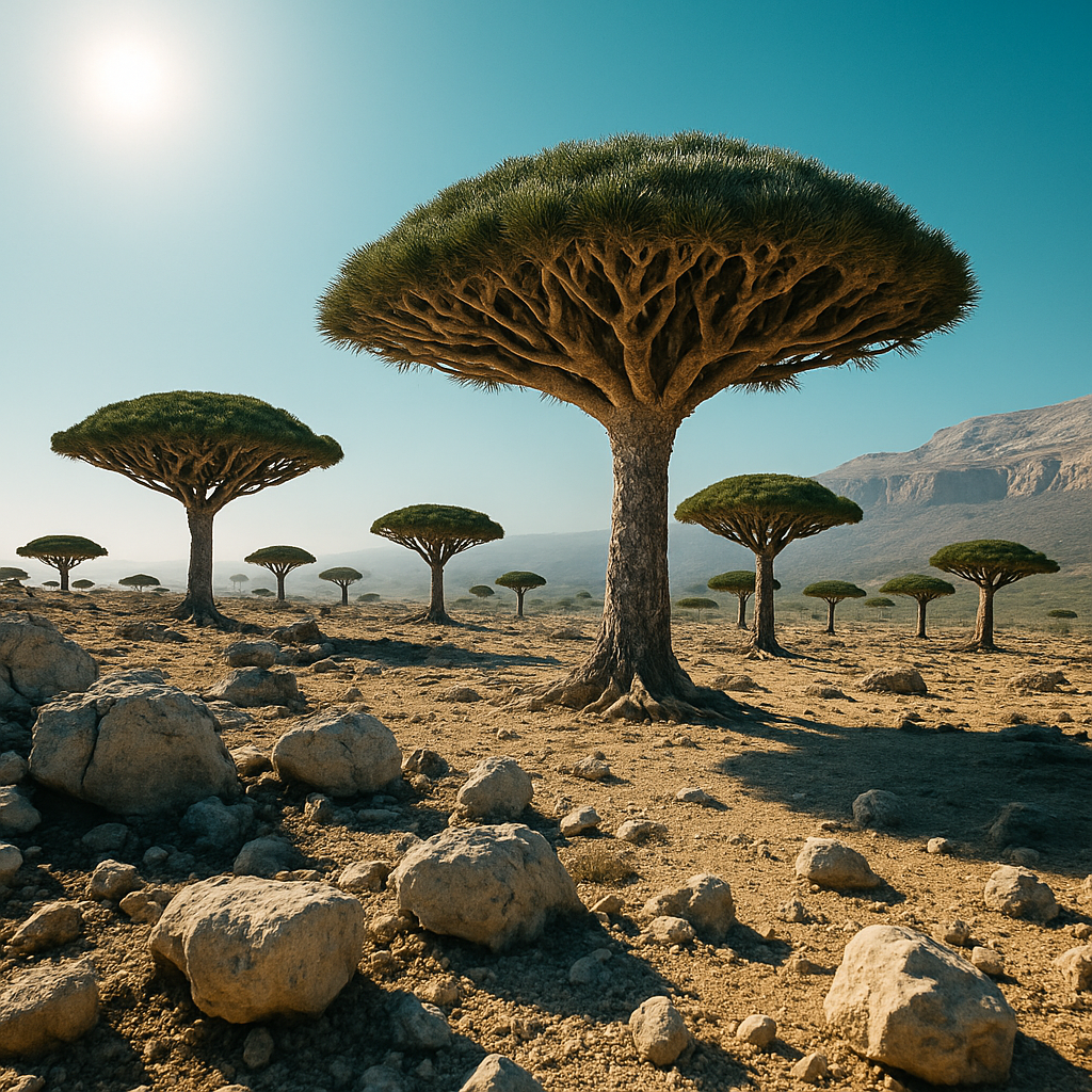 Dragon Blood Tree Highland Grove diamonded painting kits