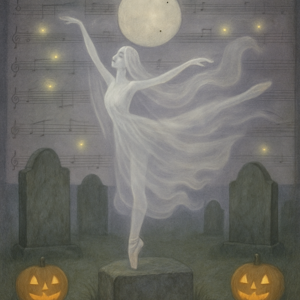 Graveyard Ballet Rehearsal Under A Paper Moon DIY paint by diamonds