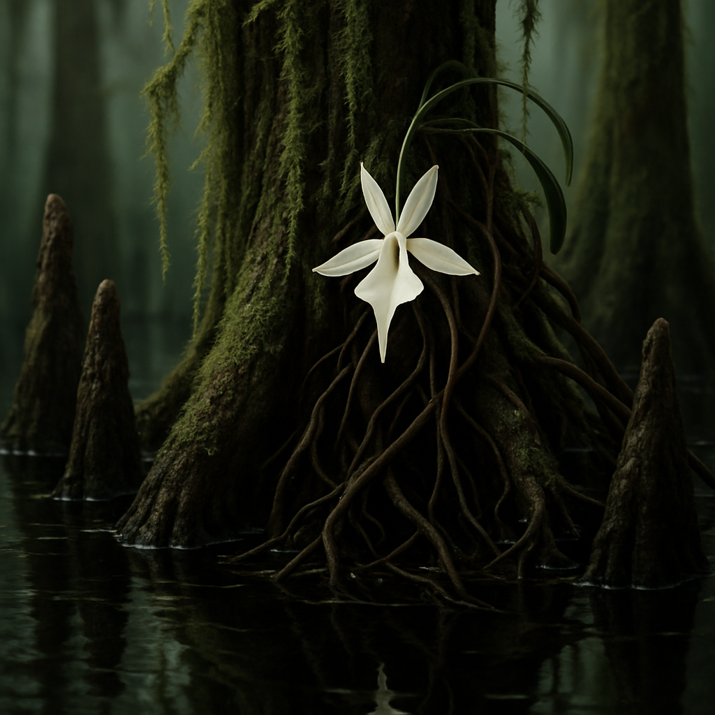 Ghost Orchid Cypress Swamp Glade Paint by diamonds kits