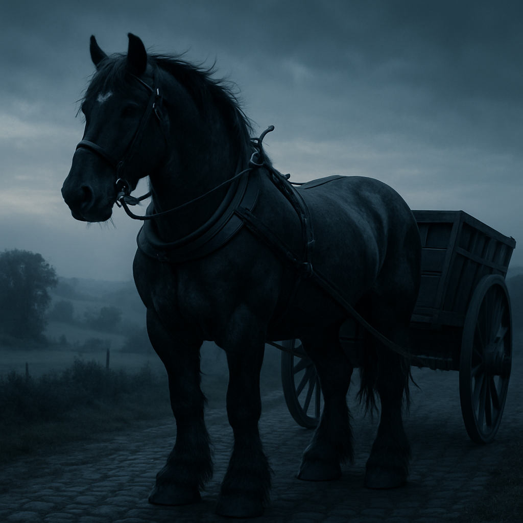 Percheron Horse France DIY paint by diamonds