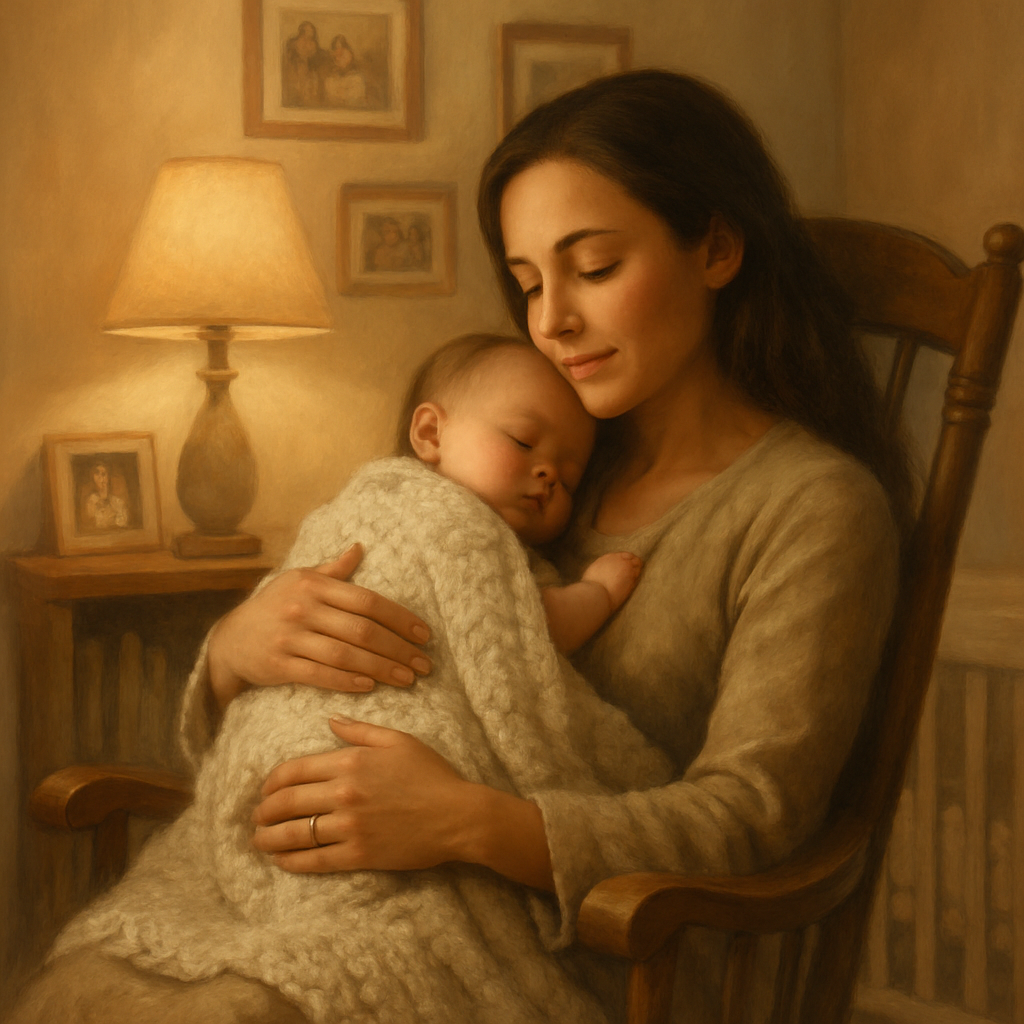 Harbor Of Quiet Courage In The Nursery Glow diamonded painting kits