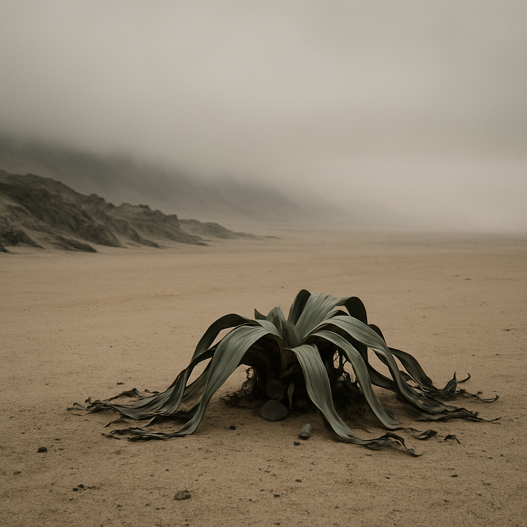 Welwitschia Mirabilis In Namib Desert Coastal Fog diamond painting