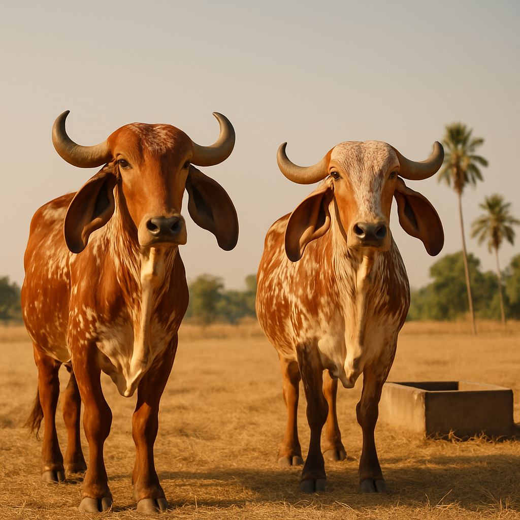 Gir Cattle Paint by diamonds art