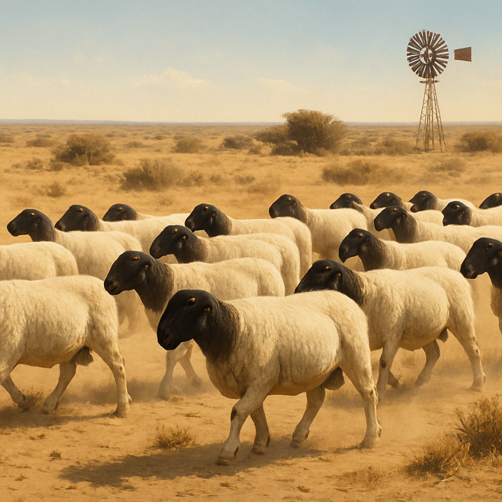 Dorper Sheep diamonded painting kits