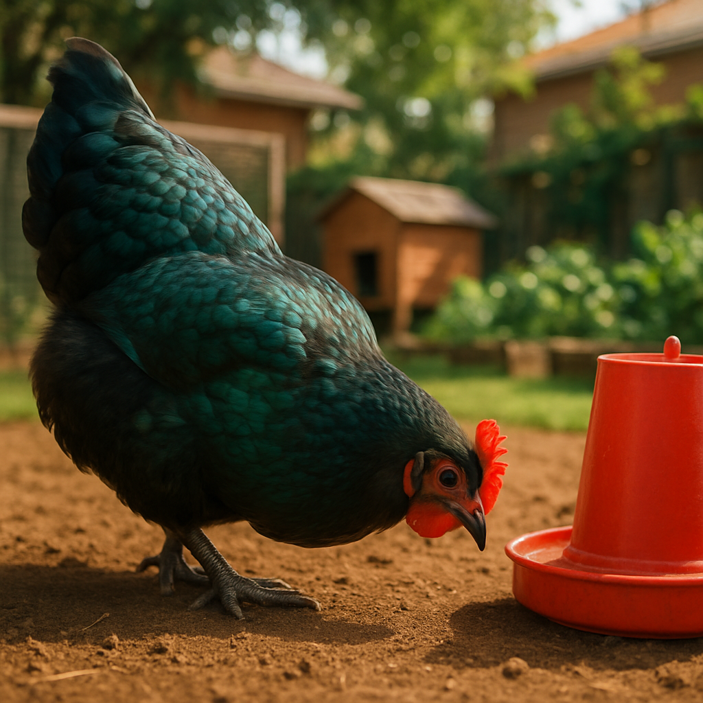 Australorp Chicken paint by diamond
