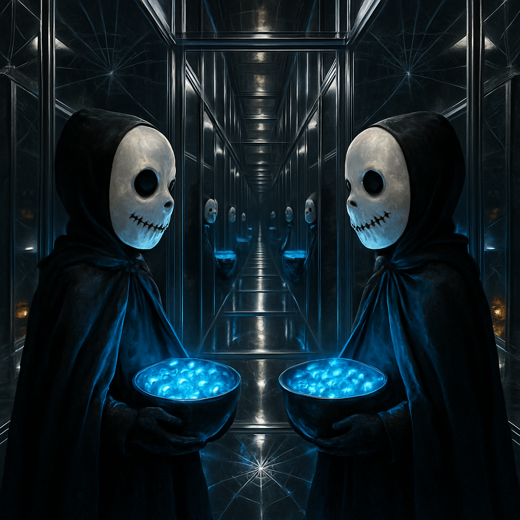 Mirror Maze Of Trick Or Treat Echoes paint by diamond