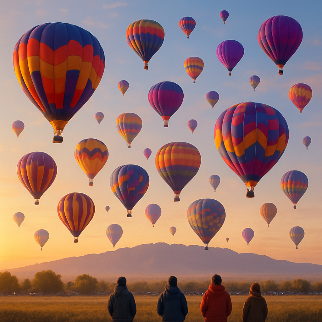 Albuquerque International Balloon Fiesta paint by diamond