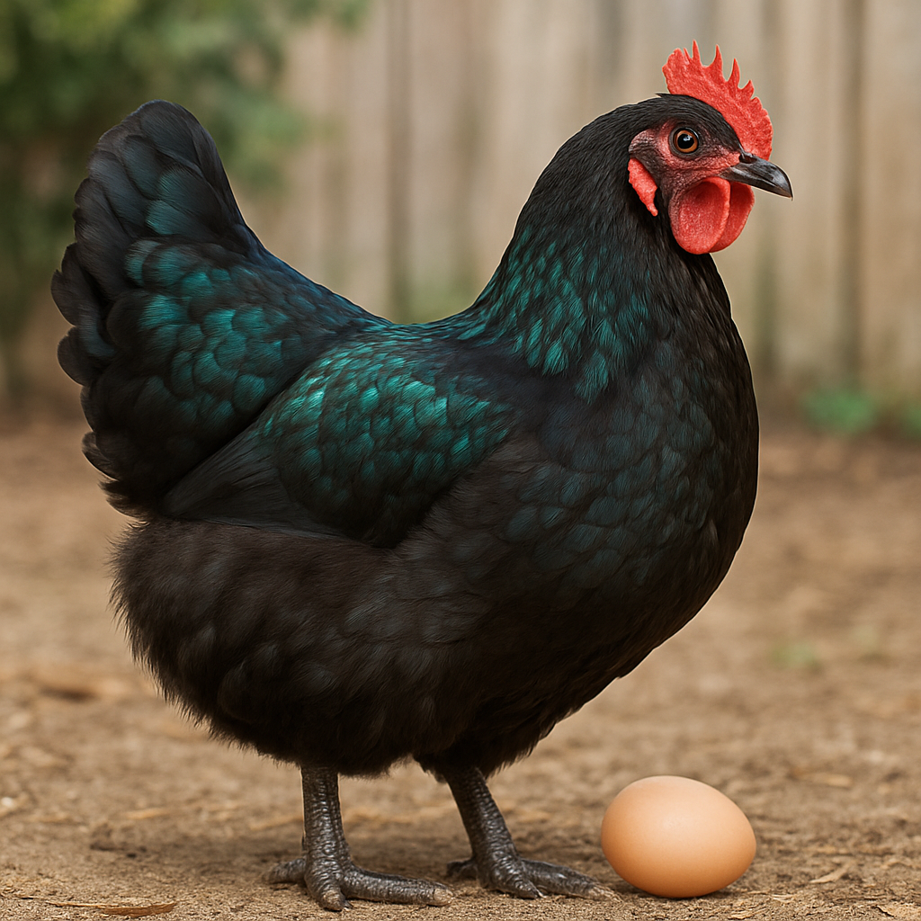 Australorp Chicken - Australia paint by diamond
