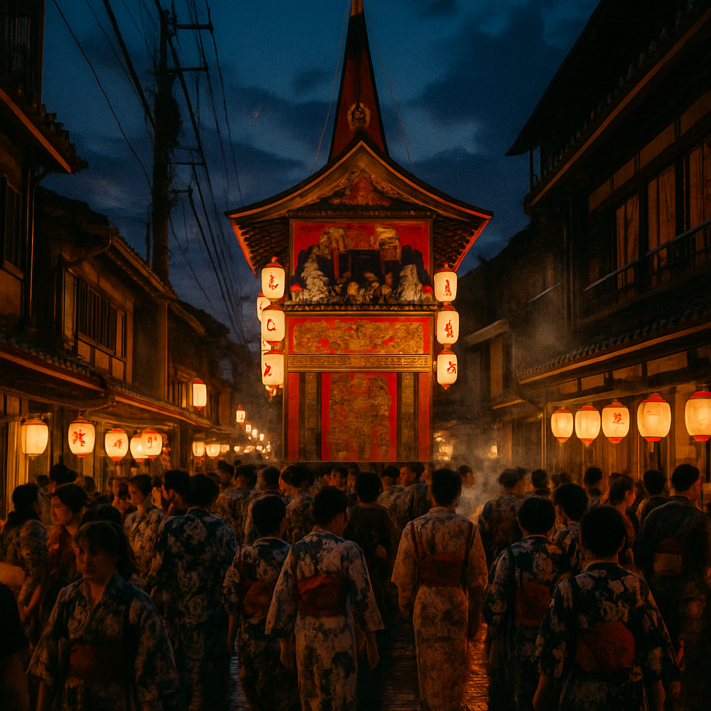 Gion Matsuri Kyoto Festival paint by diamonds