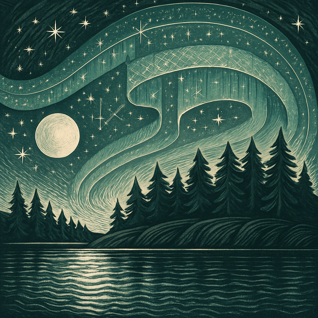 Aurora Loom Over Cedar Ridge Paint by diamonds art