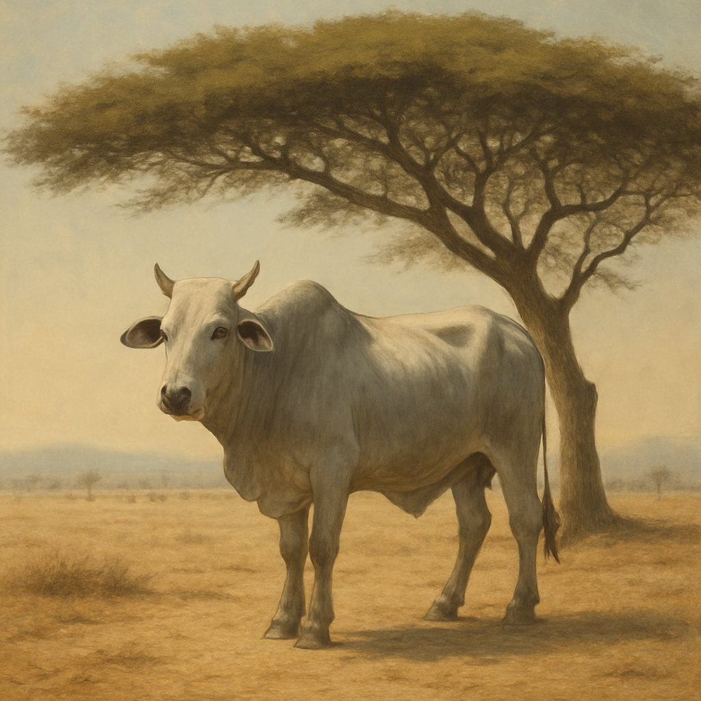Boran Cattle Paint by diamonds kits